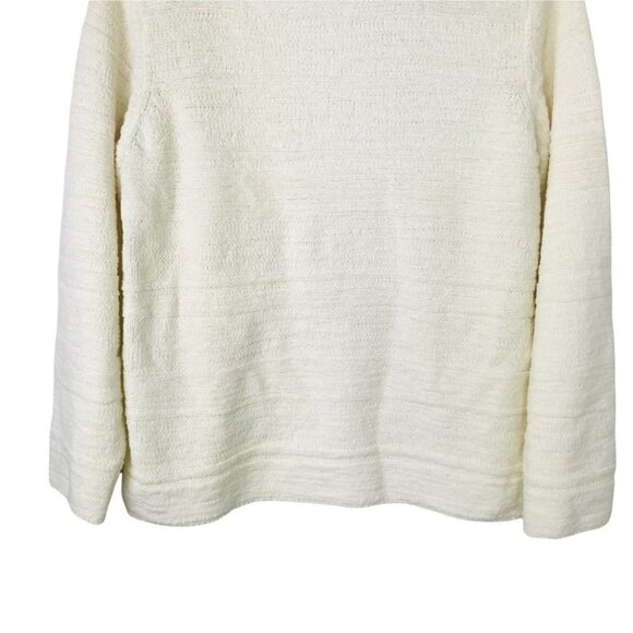 Cleo Knit Cream Scoop Neck Wool blend Pullover jumper sweater women size L - Picture 4 of 11